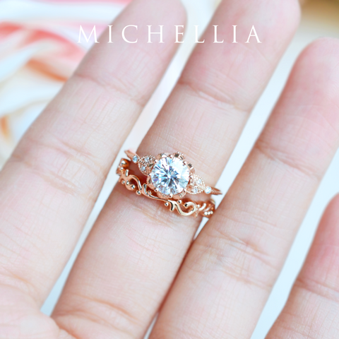[Ivy] Petite Vine Band Wedding Band michelliafinejewelry   