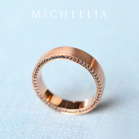 [Elio] Men's Eternity Diamond Band, 5mm Men's Band Michellia Fine Jewelry   