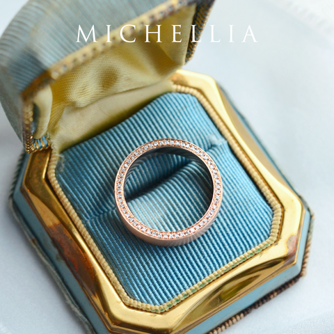 [Elio] Men's Eternity Diamond Band, 5mm Men's Band Michellia Fine Jewelry   