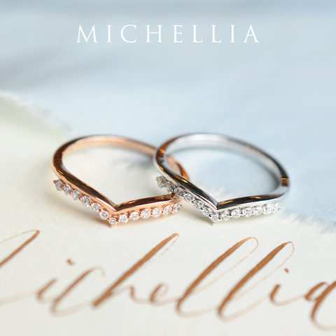 [Victoria] Classic Crown Solitaire Ring in Morganite Women's Ring michelliafinejewelry   