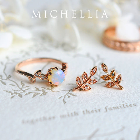 [Viridis] Petite Leaf Earrings Earrings michelliafinejewelry   