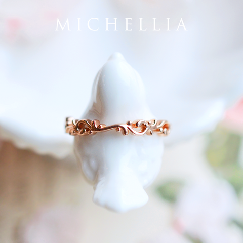 [Ivy] Petite Vine Band Wedding Band michelliafinejewelry   