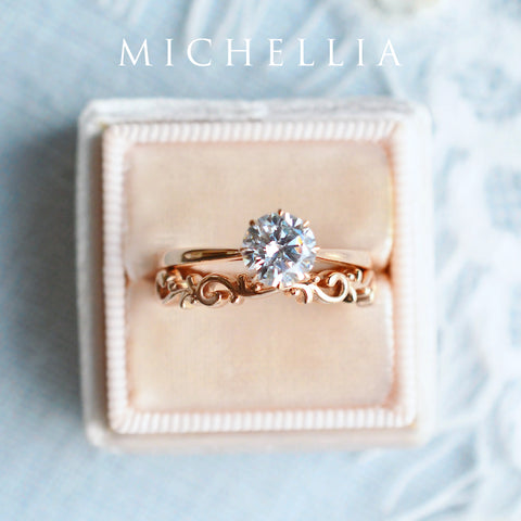 [Ivy] Petite Vine Band Wedding Band michelliafinejewelry   