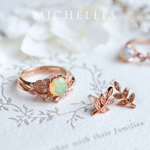 [Viridis] Petite Leaf Earrings Earrings michelliafinejewelry   