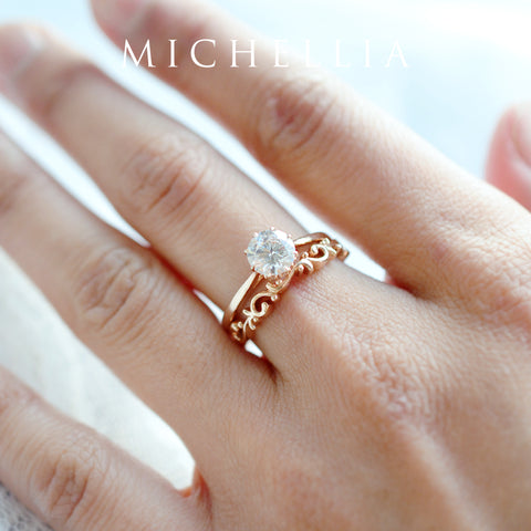 [Ivy] Petite Vine Band Wedding Band michelliafinejewelry   