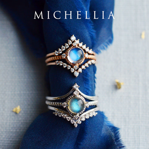 [Lesha] Moonrise Diamond Band Wedding Band michelliafinejewelry   