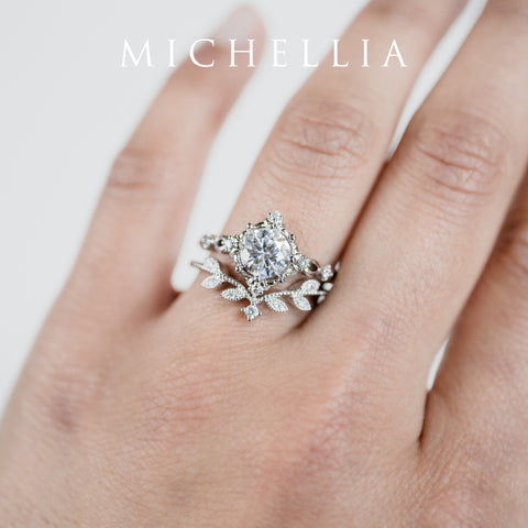 [Annalise] Victorian Heirloom Engagement Ring in Opal Women's Ring michelliafinejewelry