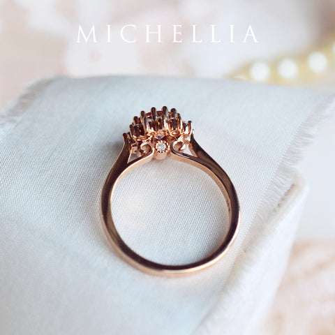 [Rosalie] Vintage Bloom Ring in Opal Women's Ring michelliafinejewelry   