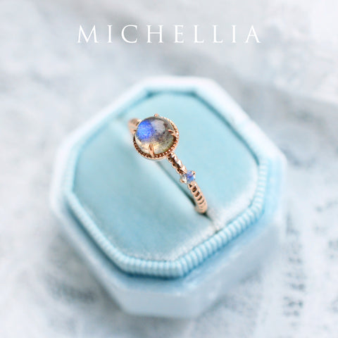 [Terra] Moon of My Life Engagement Ring in Labradorite Women's Ring michelliafinejewelry   