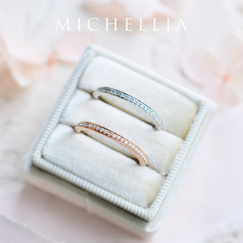 [Ella] Modern Classic Eternity Diamond Band Wedding Band michelliafinejewelry   