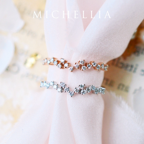 [Aurelia] Stardust Diamond Band Wedding Band michelliafinejewelry   