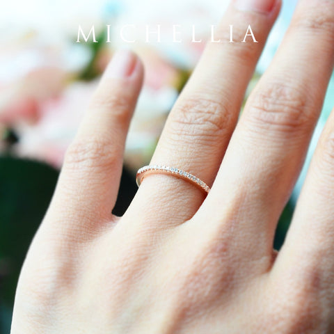 [Emma] Petite Classic Eternity Diamond Band Wedding Band michelliafinejewelry   