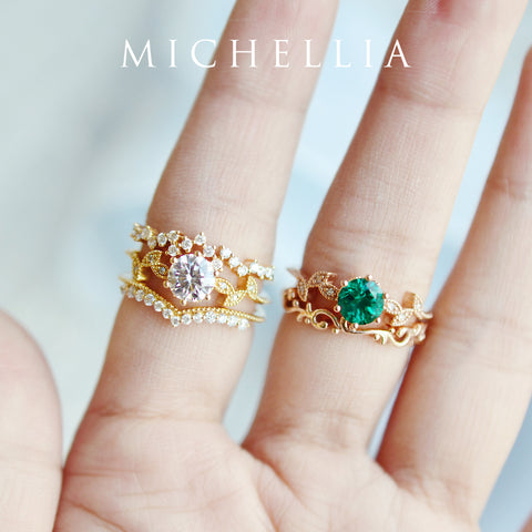 [Ivy] Petite Vine Band Wedding Band michelliafinejewelry   