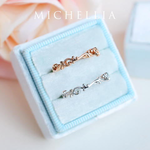 [Ivy] Petite Vine Band Wedding Band michelliafinejewelry   