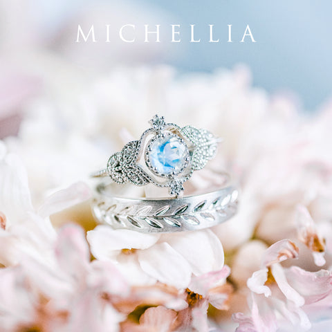 [Adeline] Vintage Rose Ring in Morganite Women's Ring michelliafinejewelry   