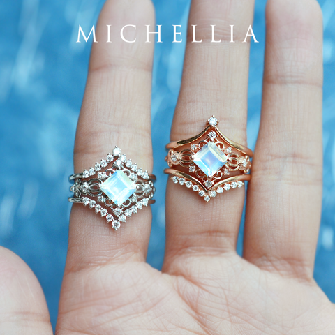 [Lesha] Moonrise Diamond Band Wedding Band michelliafinejewelry   