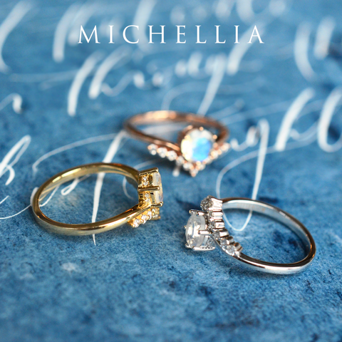 [Diane] Moonwake Ring in Moonstone Women's Ring michelliafinejewelry   