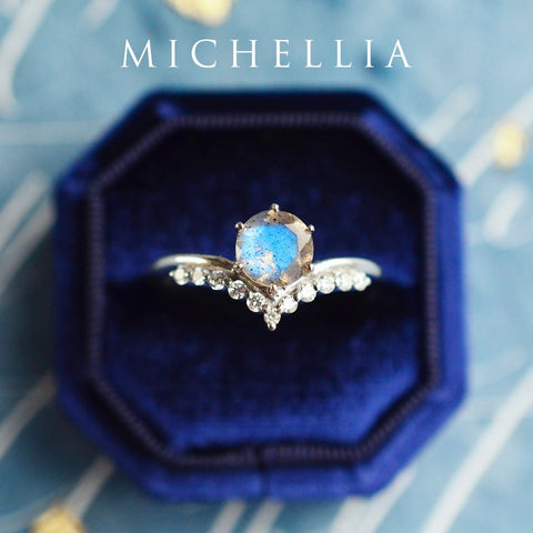 [Diane] Moonwake Ring in Labradorite Women's Ring michelliafinejewelry   