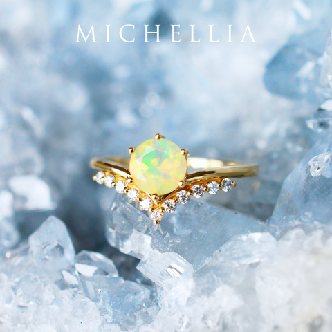 [Diane] Moonwake Ring in Opal Women's Ring michelliafinejewelry   