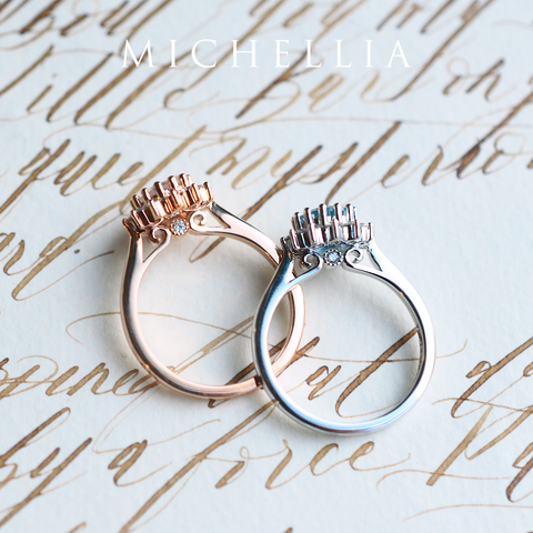 [Rosalie] Vintage Bloom Ring in Opal Women's Ring michelliafinejewelry   