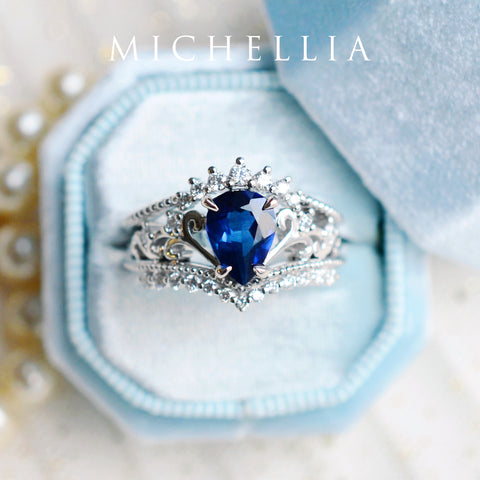 [Vera] 7-Diamond Curved Crown Band Wedding Band michelliafinejewelry   