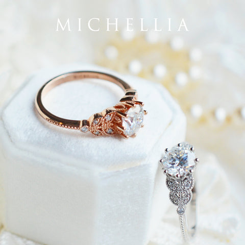 [Kerensa] Classic Floral Ring in Opal Women's Ring michelliafinejewelry   