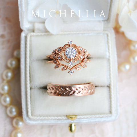 [Adeline] Vintage Rose Ring in Opal Women's Ring michelliafinejewelry   