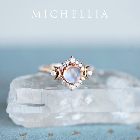 Michellia on sale moonstone ring