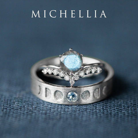 [Diane] Moonwake Ring in Labradorite Women's Ring michelliafinejewelry   
