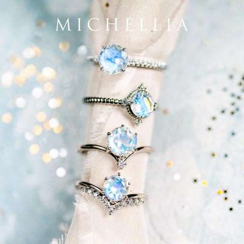 [Diane] Moonwake Ring in Moonstone Women's Ring michelliafinejewelry   