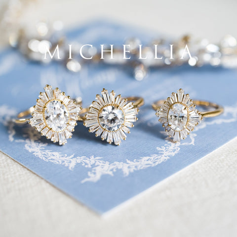 [Artemis] Vintage Deco Goddess Ring in Aquamarine Women's Ring michelliafinejewelry   