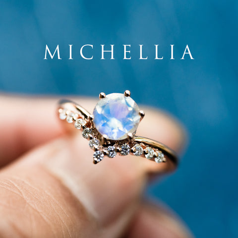 [Diane] Moonwake Ring in Moonstone Women's Ring michelliafinejewelry   