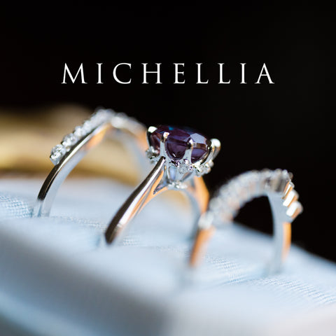 [Victoria] Classic Crown Solitaire Ring in Lab Alexandrite Women's Ring michelliafinejewelry   