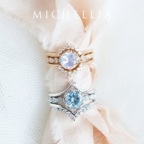 [Evelyn] Vintage Classic Crown Ring in Opal Women's Ring michelliafinejewelry   