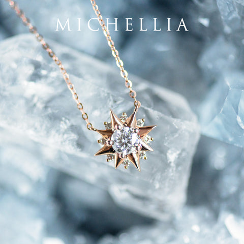 [Astra] Starlight Necklace in Moissanite Necklace michelliafinejewelry   