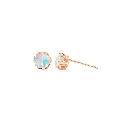 [Eden] Petite Floral Earrings in Opal Earrings michelliafinejewelry   