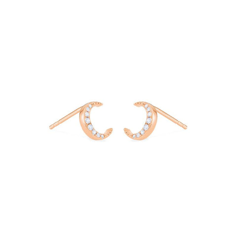 Divina | Diamond Moon and Star Earrings – Michellia Fine Jewelry