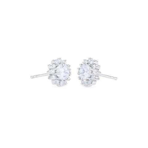 [Rosalie] Vintage Bloom Earrings in Moissanite Earrings michelliafinejewelry   