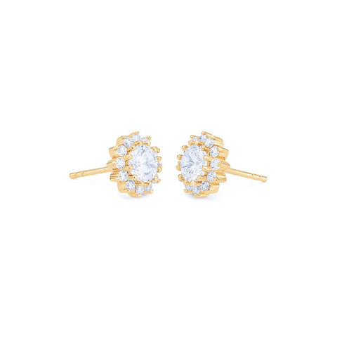 [Rosalie] Vintage Bloom Earrings in Moissanite Earrings michelliafinejewelry   