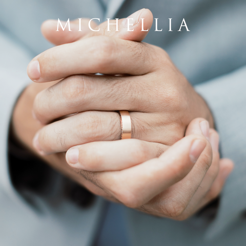 [Elio] Men's Eternity Diamond Band, 5mm Men's Band Michellia Fine Jewelry   