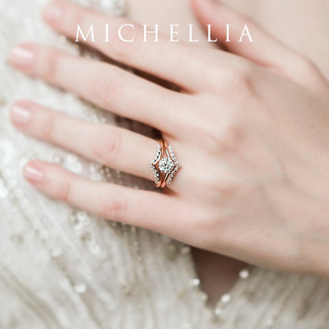 [Diane] Moonwake Engagement Ring in Blue Sapphire Women's Ring michelliafinejewelry