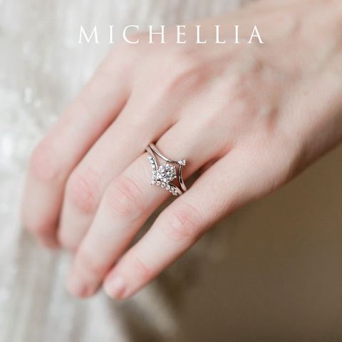 [Diane] Moonwake Engagement Ring in Blue Sapphire Women's Ring michelliafinejewelry