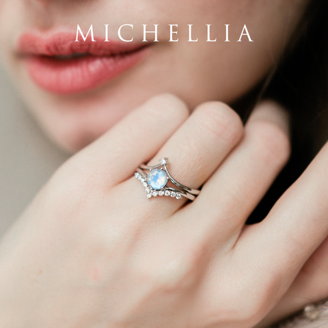 [Lesha] Moonrise Diamond Band Wedding Band michelliafinejewelry   