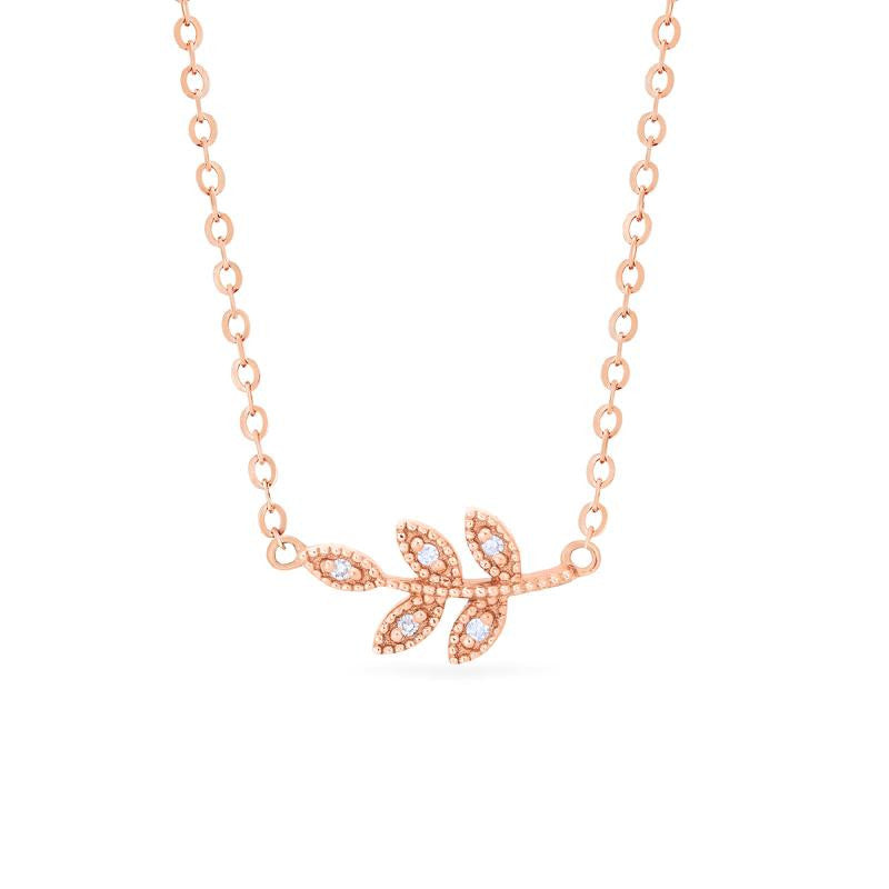 [Viridis] Petite Leaf Necklace Necklace michelliafinejewelry   
