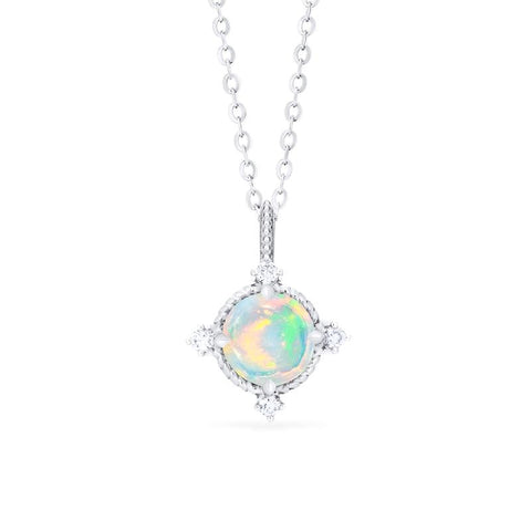[Stella] Aura of Galaxy Necklace in Australian Opal Necklace michelliafinejewelry   
