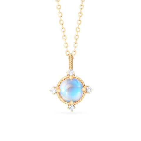 [Stella] Aura of Galaxy Necklace in Moonstone Necklace michelliafinejewelry   