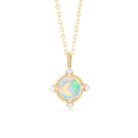 [Stella] Aura of Galaxy Necklace in Australian Opal Necklace michelliafinejewelry   