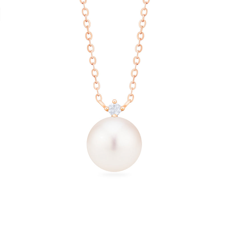 [Aisha] Ready-to-Ship Moonrise Necklace in Akoya Pearl Necklace michelliafinejewelry   
