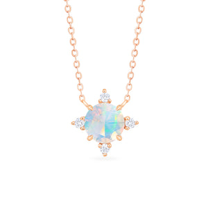 [Polaris] North Star Necklace in Opal Necklace michelliafinejewelry   