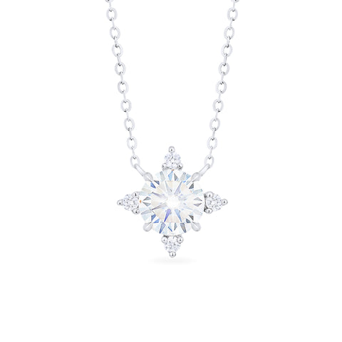 [Polaris] North Star Necklace in Moissanite Necklace michelliafinejewelry   